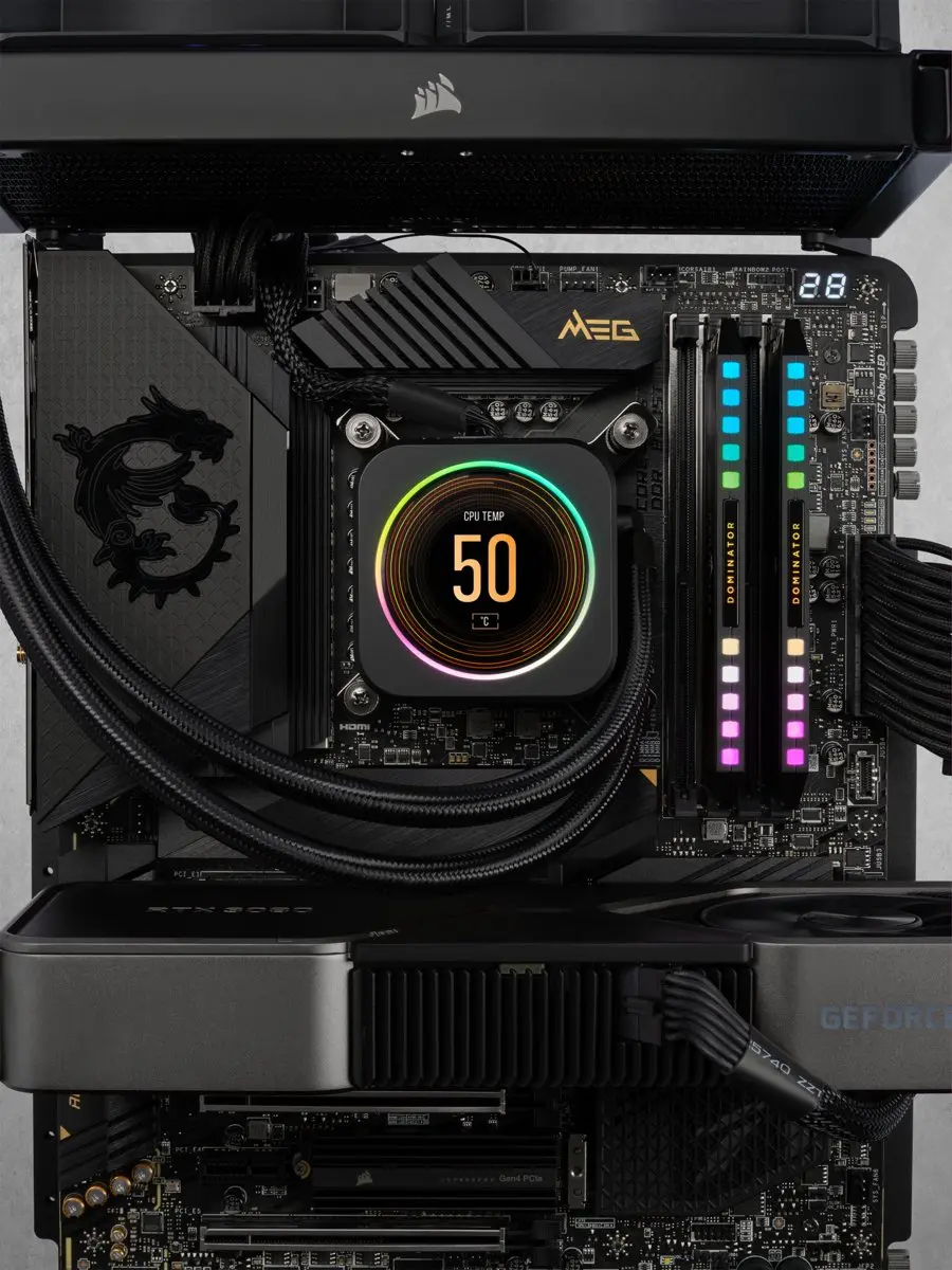 Corsair Dominator CMT64GX5M2B6400C32 DDR5 Geheugen - 64GB (2x32GB) 6400MHz