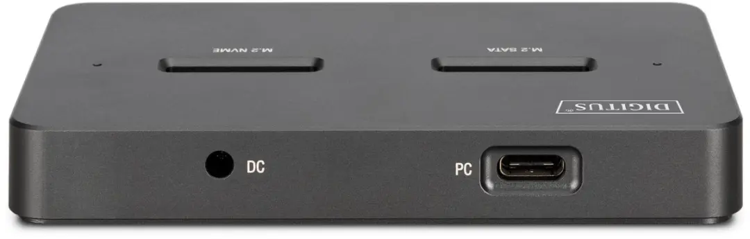 Digitus DA-71546-1 Docking Station - 3in1 M.2 NVMe/SATA SSD - Zwart