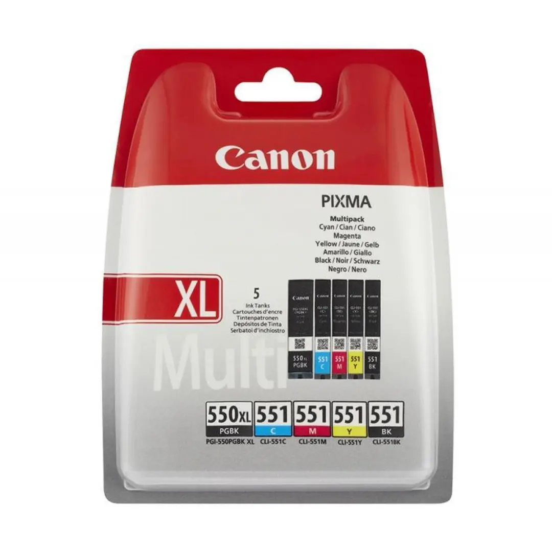 Canon PG-550XL/CL-551 Inktcartridges Multipack