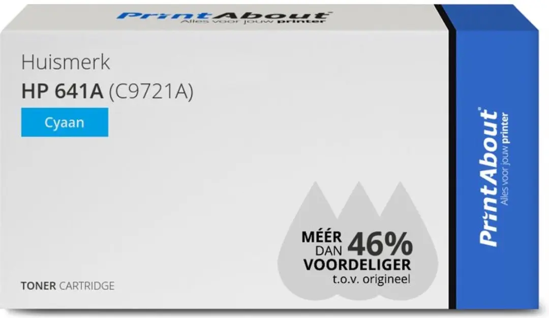 PrintAbout HP 641A C9721A Toner Cyaan