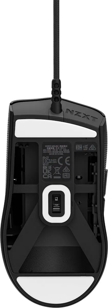 NZXT Lift 2 Ergo Black Gamingmuis - 26000 DPI - 5 Knoppen - afbeelding 3 van 5