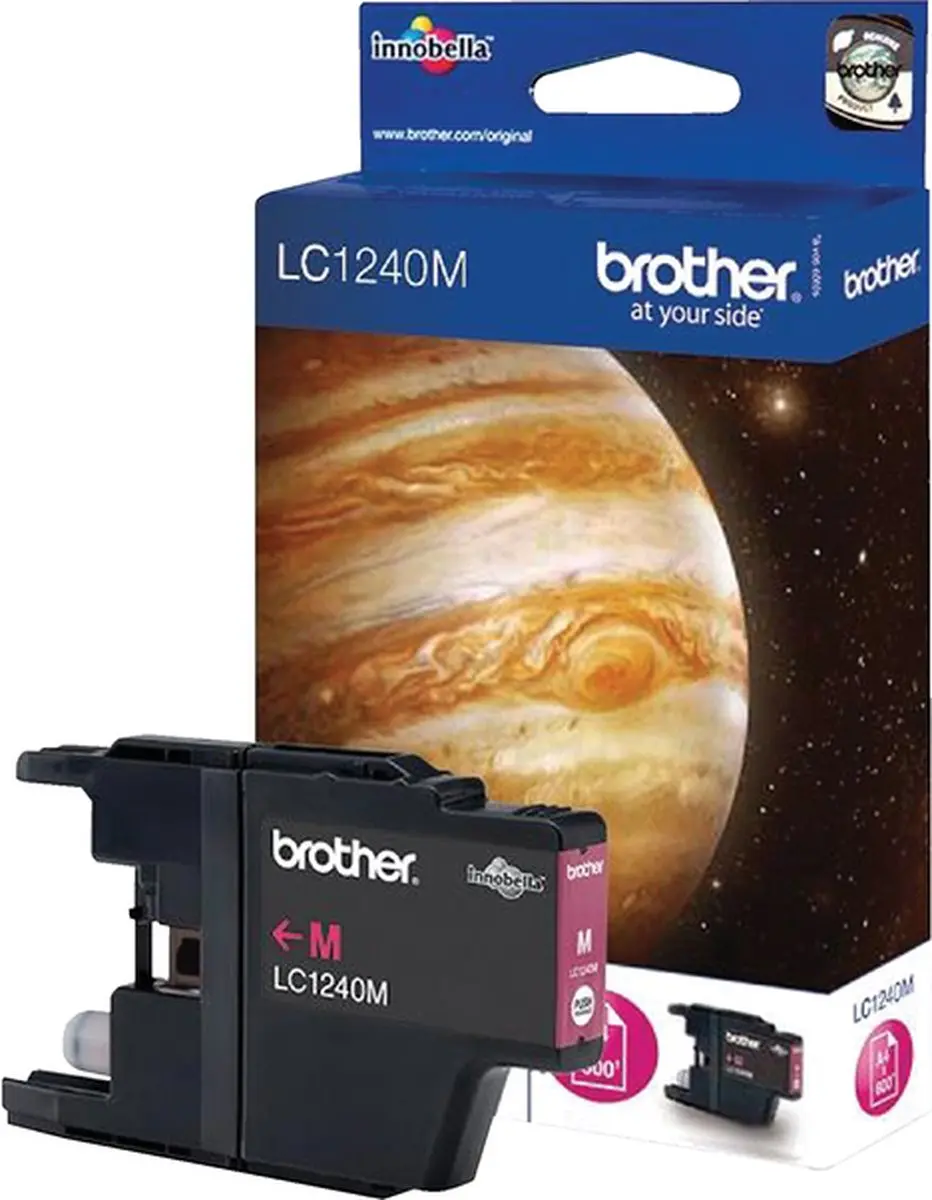 Brother LC1240MBP Magenta Inktcartridge - 600 pagina's