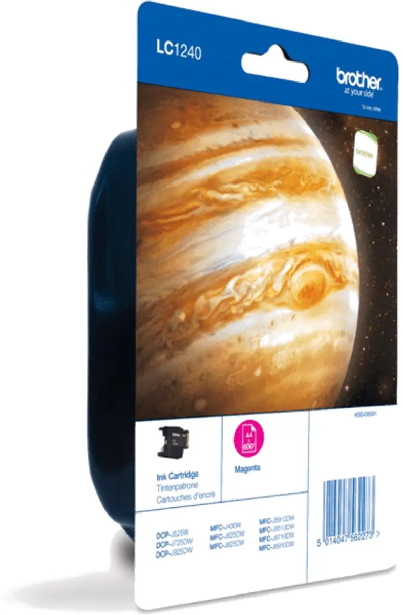 Brother LC1240MBP Magenta Inktcartridge - 600 pagina's