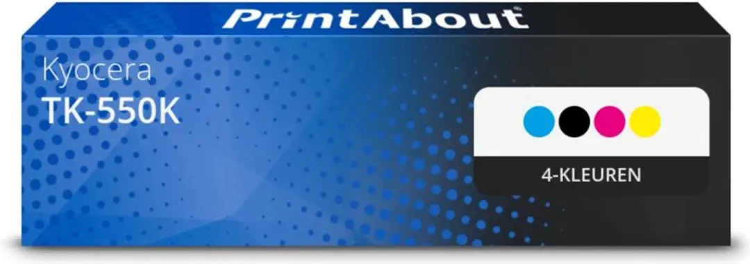 PrintAbout Huismerk TK-550K-PA2 Toner 4-kleuren Voordeelbundel - 29.000 pagina's
