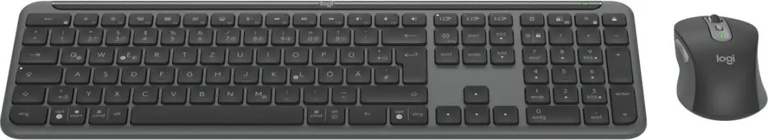 Logitech MK950 Draadloos Toetsenbord & Muis - 6 Knoppen - Donkergrijs/Zwart