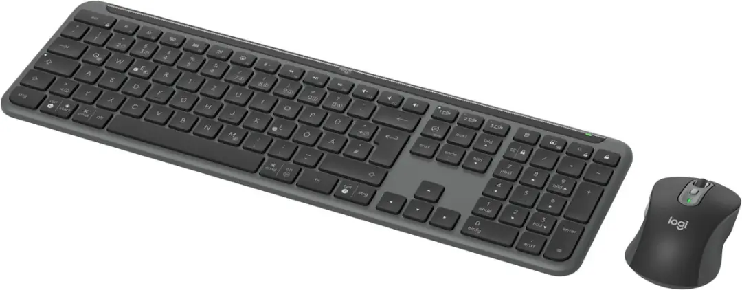 Logitech MK950 Draadloos Toetsenbord & Muis - 6 Knoppen - Donkergrijs/Zwart