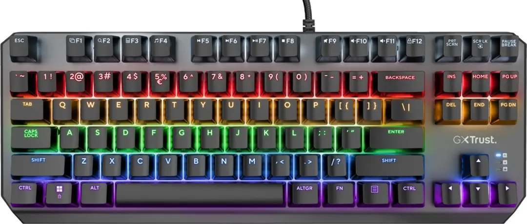 Trust GXT 834 Callaz Bedraad Gaming Toetsenbord - Zwart