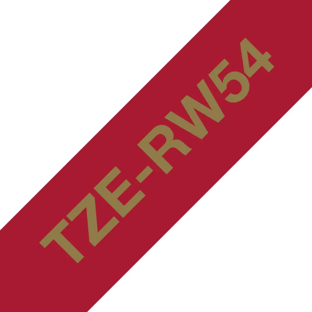 Brother TZE-RW54 Laminated Tape - Goud