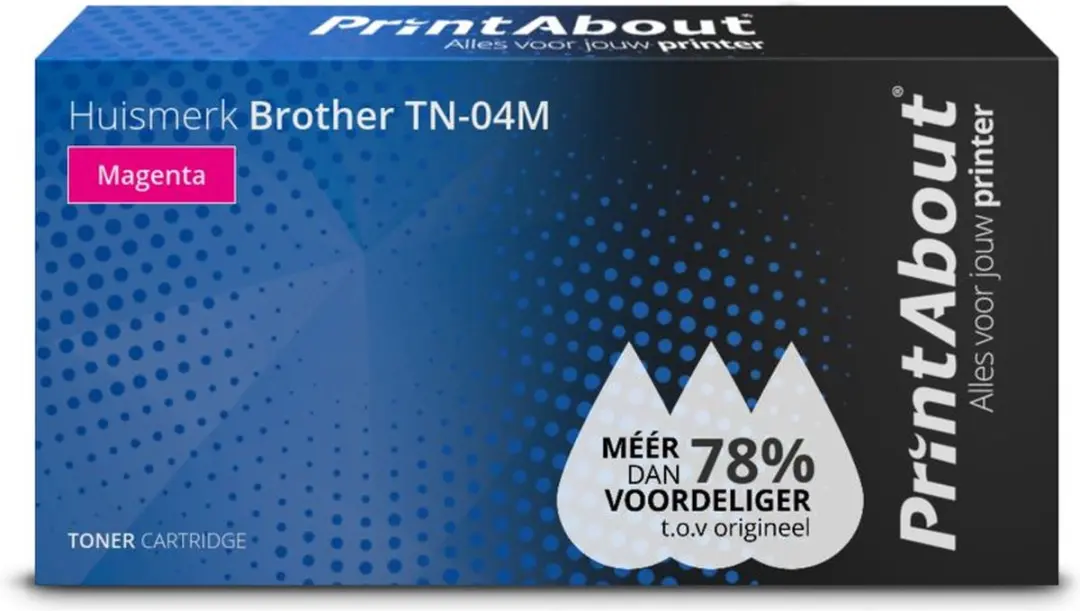 PrintAbout Brother TN-04M-PA Toner - Magenta
