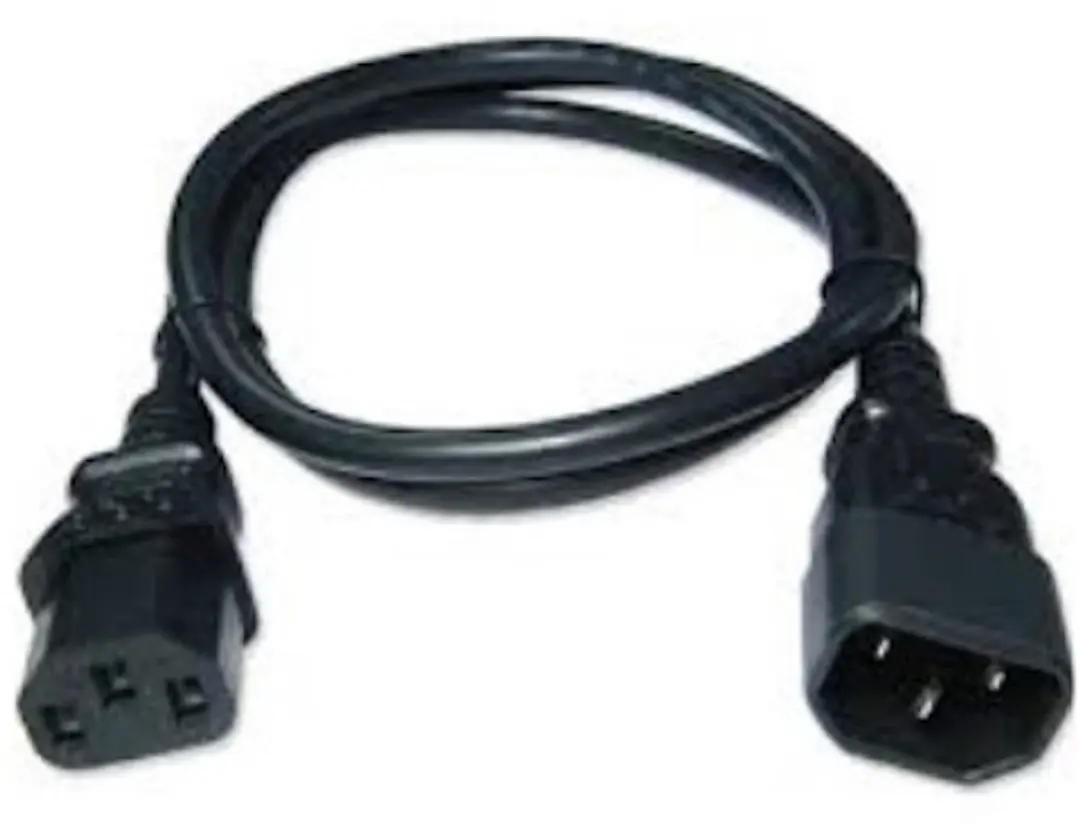 Zebra CS-CAB-IEC-L Voedingskabel 1m - Zwart