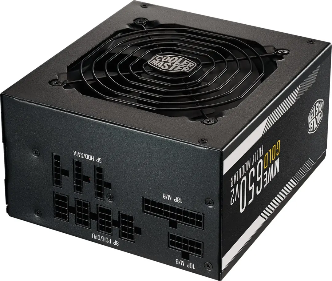 Cooler Master MWE 650 Gold V2 PC Voeding 650W - Zwart