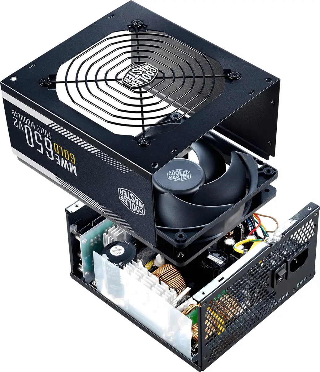 Cooler Master MWE 650 Gold V2 PC Voeding 650W - Zwart
