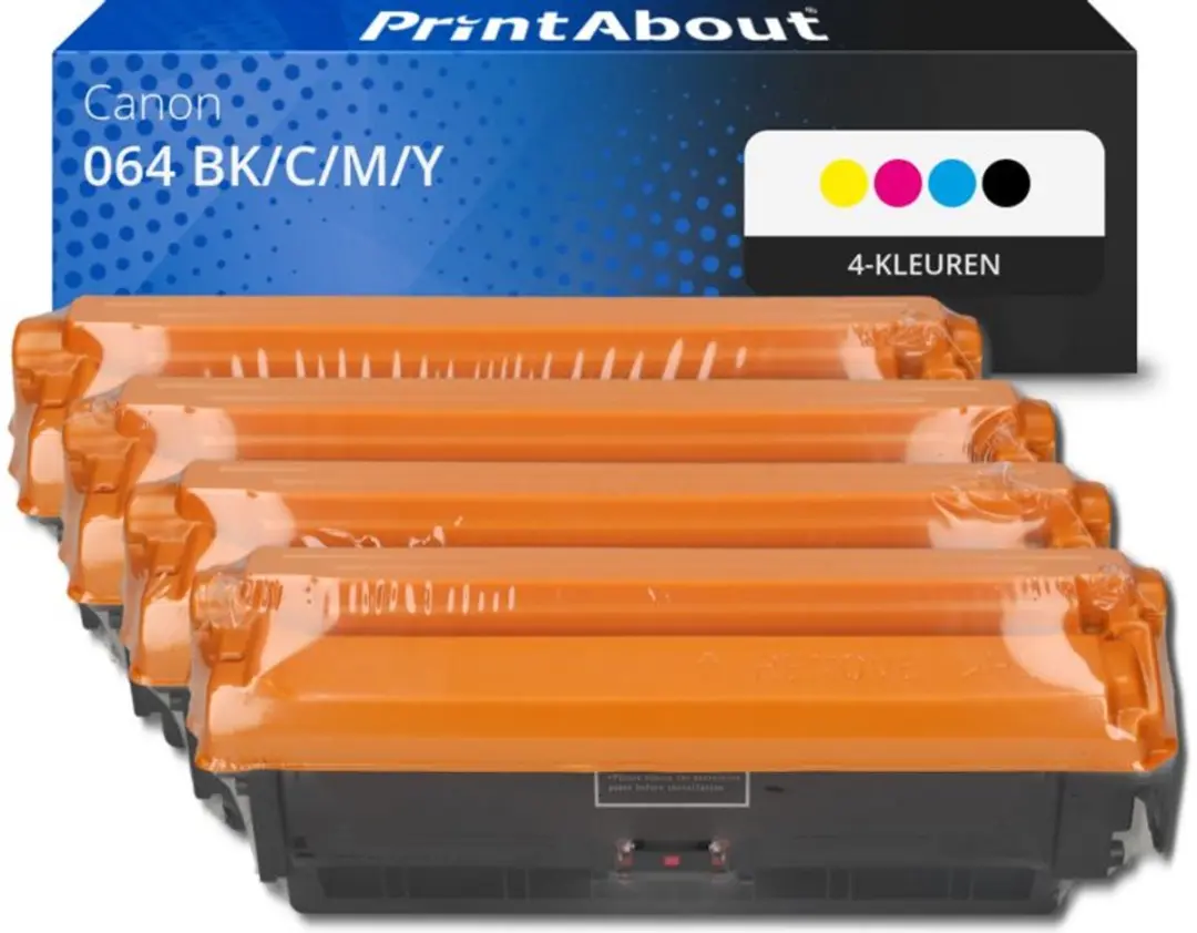 PrintAbout Toner 064 BK/C/M/Y 4-kleuren Voordeelbundel