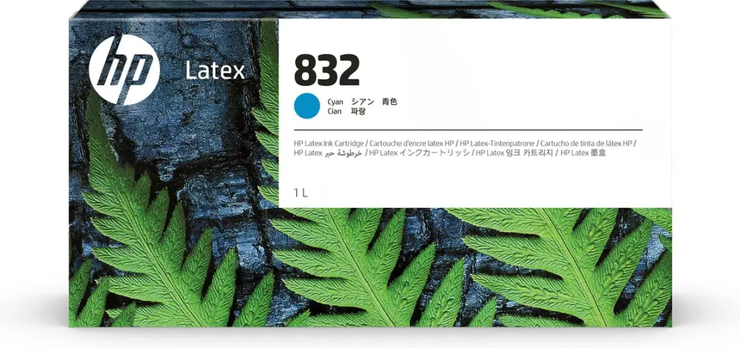 HP 832 Cyaan Latex Inktcartridge 4UV76A