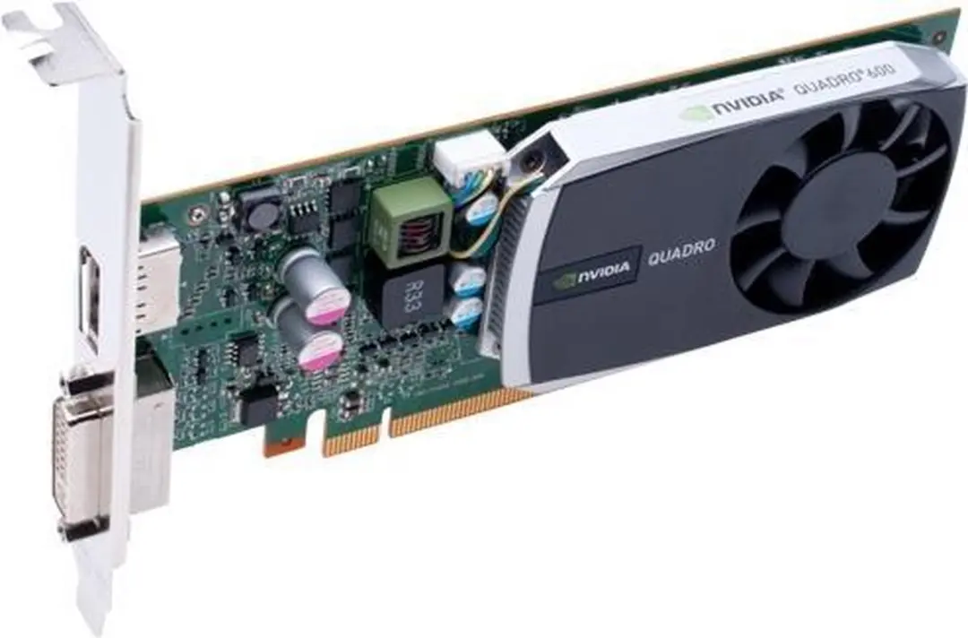 HP NVIDIA Quadro 600 WS093ET Videokaart - 1GB GDDR3