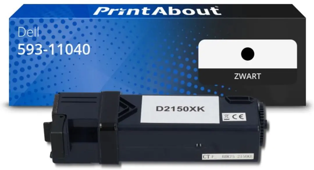 PrintAbout Dell 593-11040 Toner Zwart