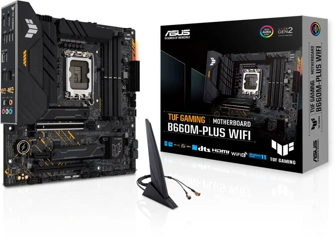 ASUS TUF Gaming B660M-Plus WiFi - Micro-ATX Moederbord - Socket 1700