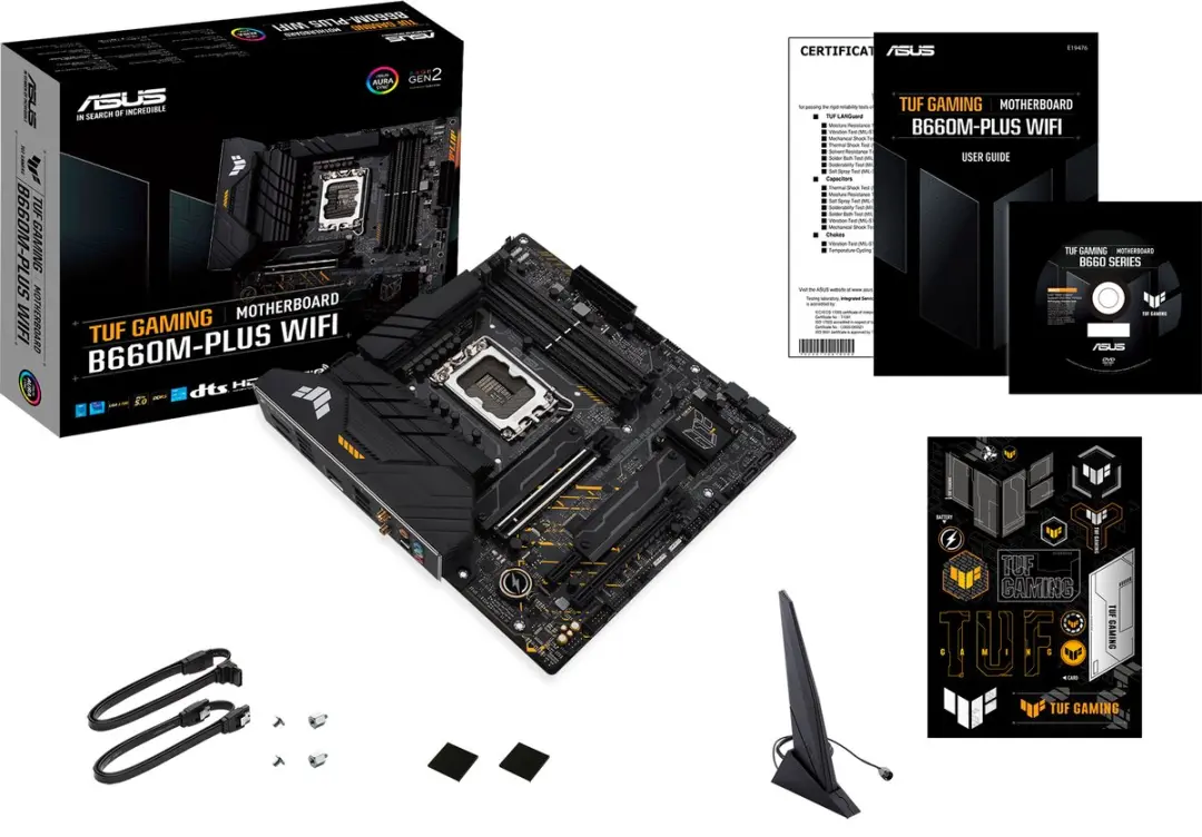 ASUS TUF Gaming B660M-Plus WiFi - Micro-ATX Moederbord - Socket 1700