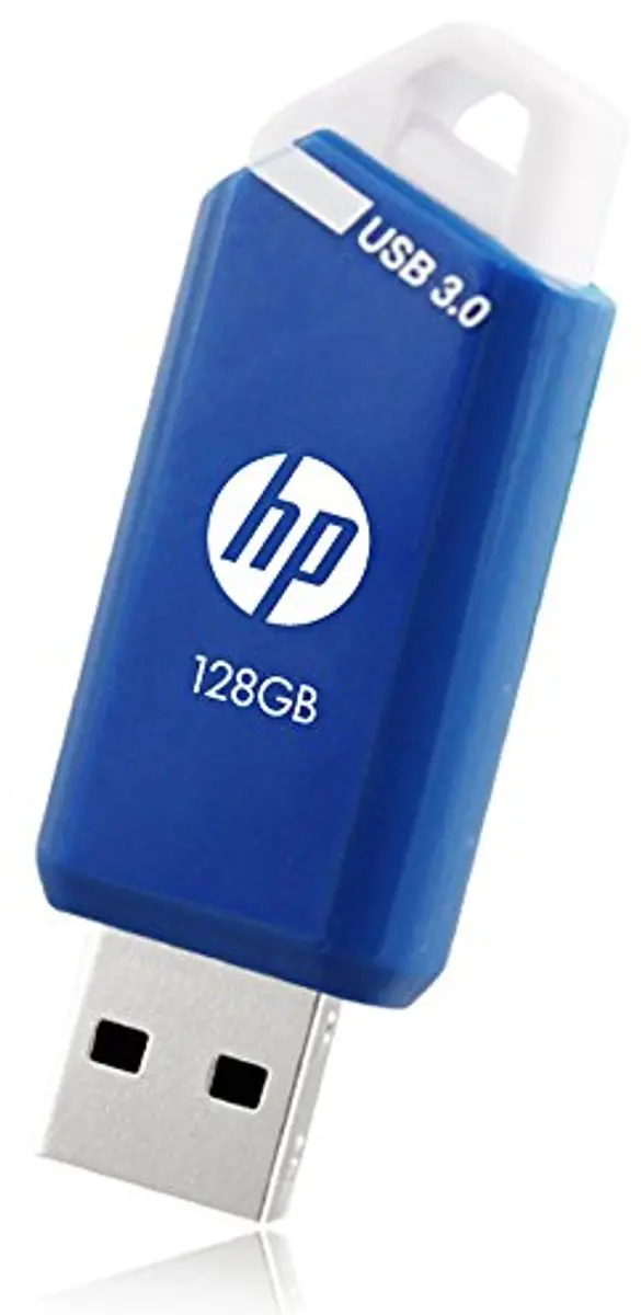 HP X755W USB Stick 128GB - Blauw/Wit