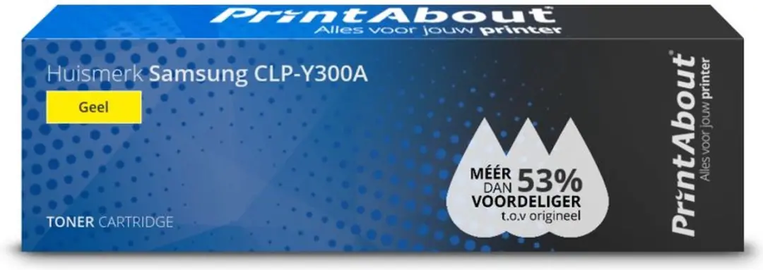PrintAbout CLP-Y300A Toner Geel - 2.250 Pagina's