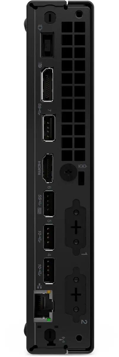 Lenovo ThinkCentre M70q Gen 6 Mini PC - Intel Core Ultra 5 225T - 16GB/512GB - Zwart - afbeelding 6 van 6