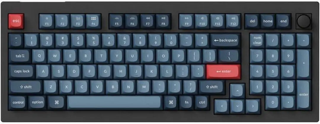 Keychron V5 Max V5M-D1 Toetsenbord - Zwart/Grijs