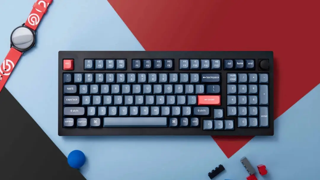 Keychron V5 Max V5M-D1 Toetsenbord - Zwart/Grijs