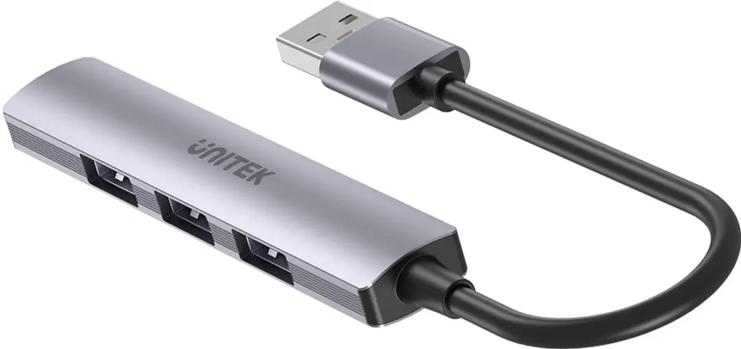 Unitek H1208A USB 3.2 Hub 5Gbps - Grijs