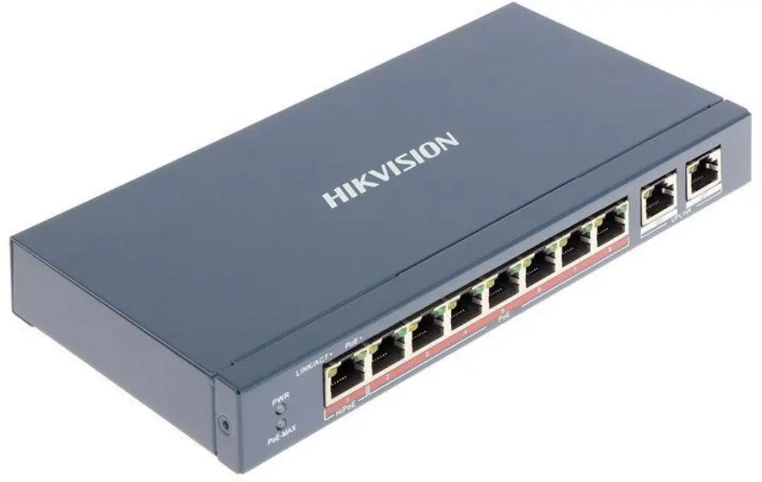 Hikvision DS-3E0318P-E(C) 16x PoE Switch - 110W - Grijs