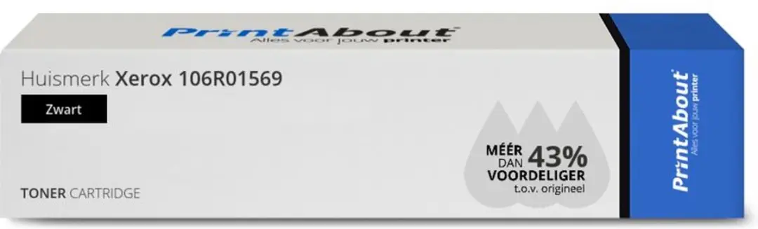 PrintAbout Xerox 106R01569 Toner - 26.500 Zwart