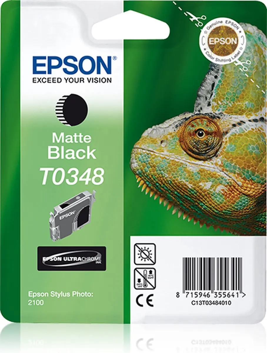 Epson T034 Mat Zwart Inktcartridge