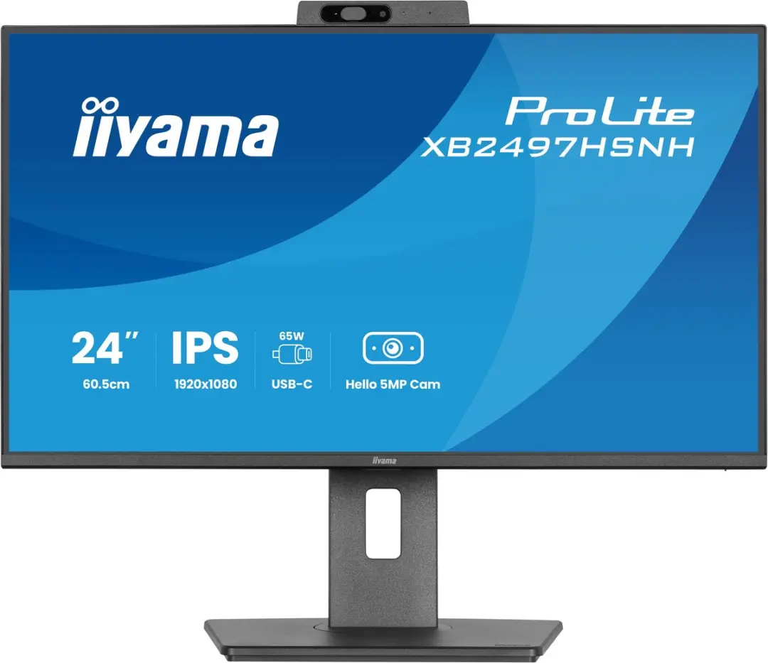iiyama ProLite XB2497HSNH-B1 Monitor 24" Full HD IPS 100Hz USB-C