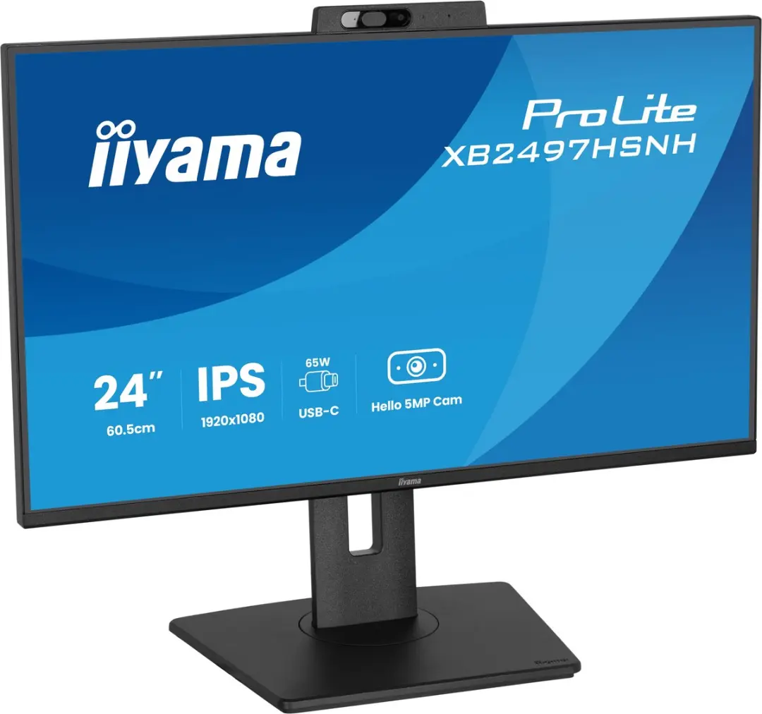 iiyama ProLite XB2497HSNH-B1 Monitor 24" Full HD IPS 100Hz USB-C