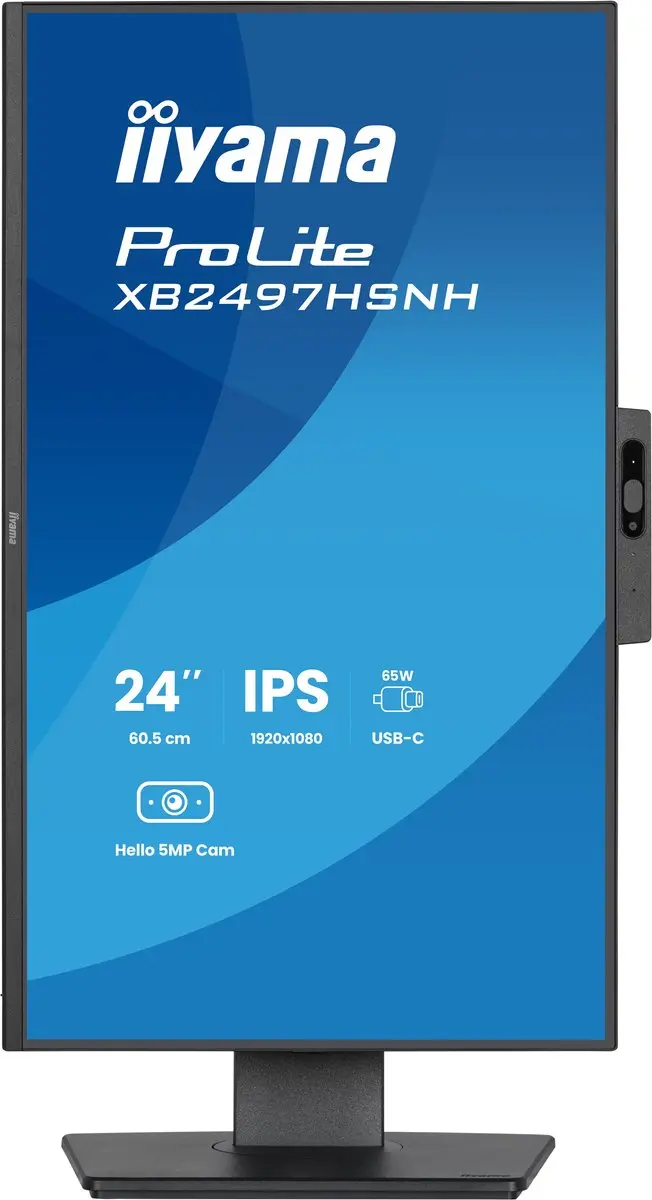 iiyama ProLite XB2497HSNH-B1 Monitor 24" Full HD IPS 100Hz USB-C - afbeelding 6 van 6