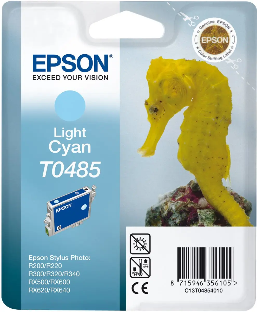 Epson T048 Licht Cyaan Inktcartridge 1ml