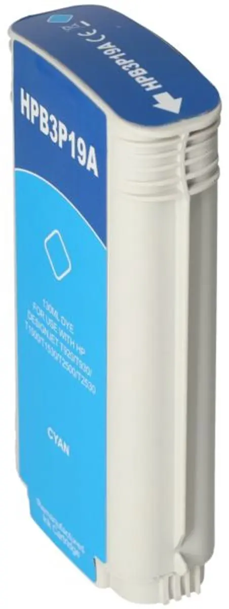PrintAbout HP B3P19A Inktcartridge Cyaan - 130ml