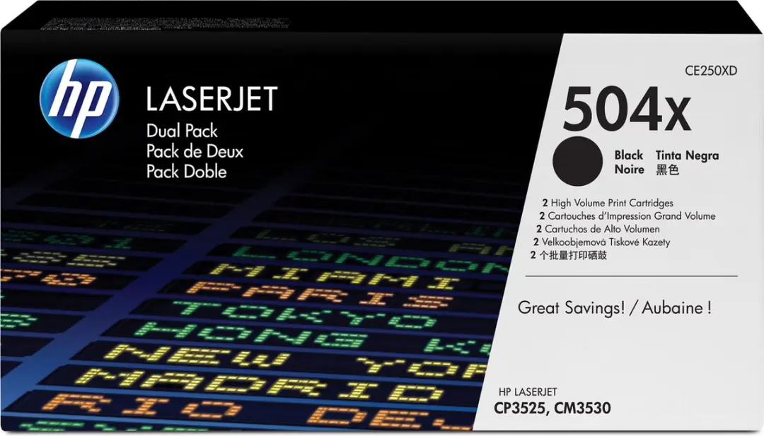 HP 504XD CE250XD Tonercartridge
