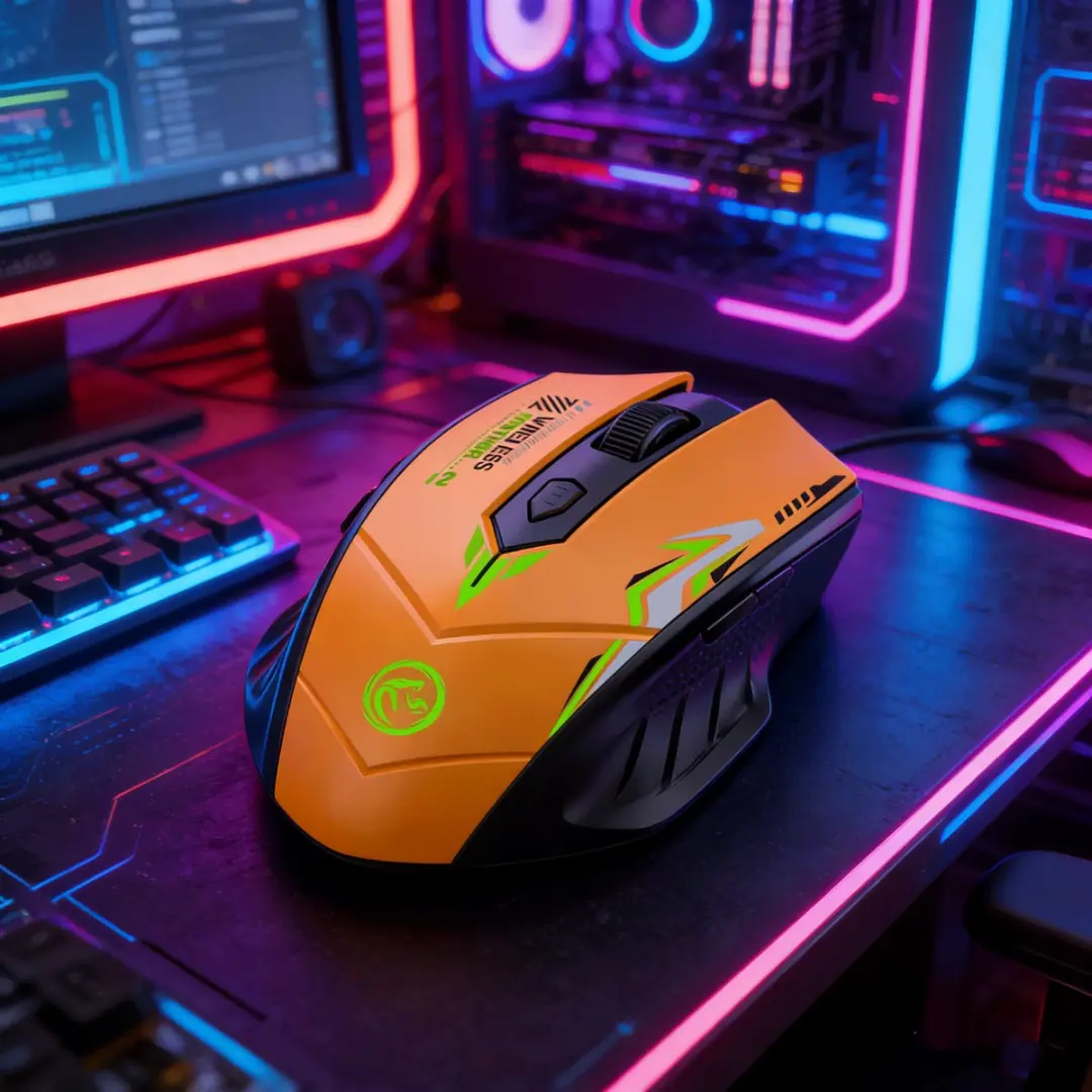 ECTEATOY Gaming Muis Tri-Mode Bluetooth - 3 DPI - Zwart