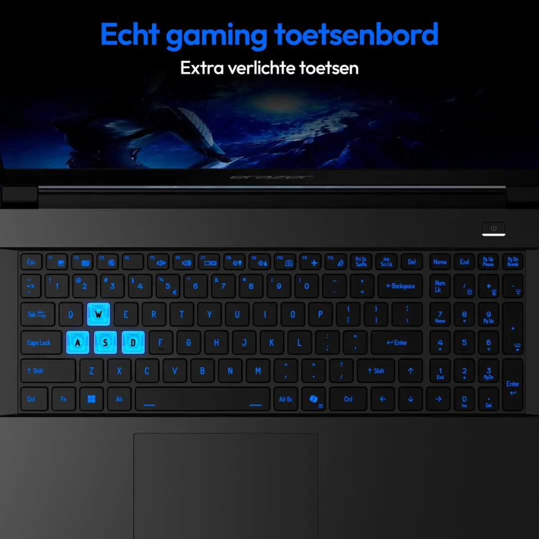 ERAZER Scout 15 E1 MD62765 Gaming Laptop - 15,6" - 1TB SSD