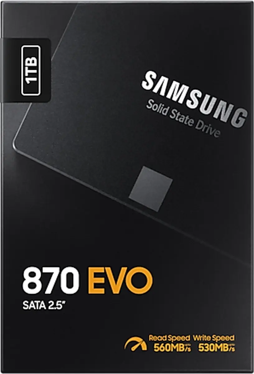 Samsung 870 EVO MZ-77E1T0BW SSD - 1TB - afbeelding 3 van 6