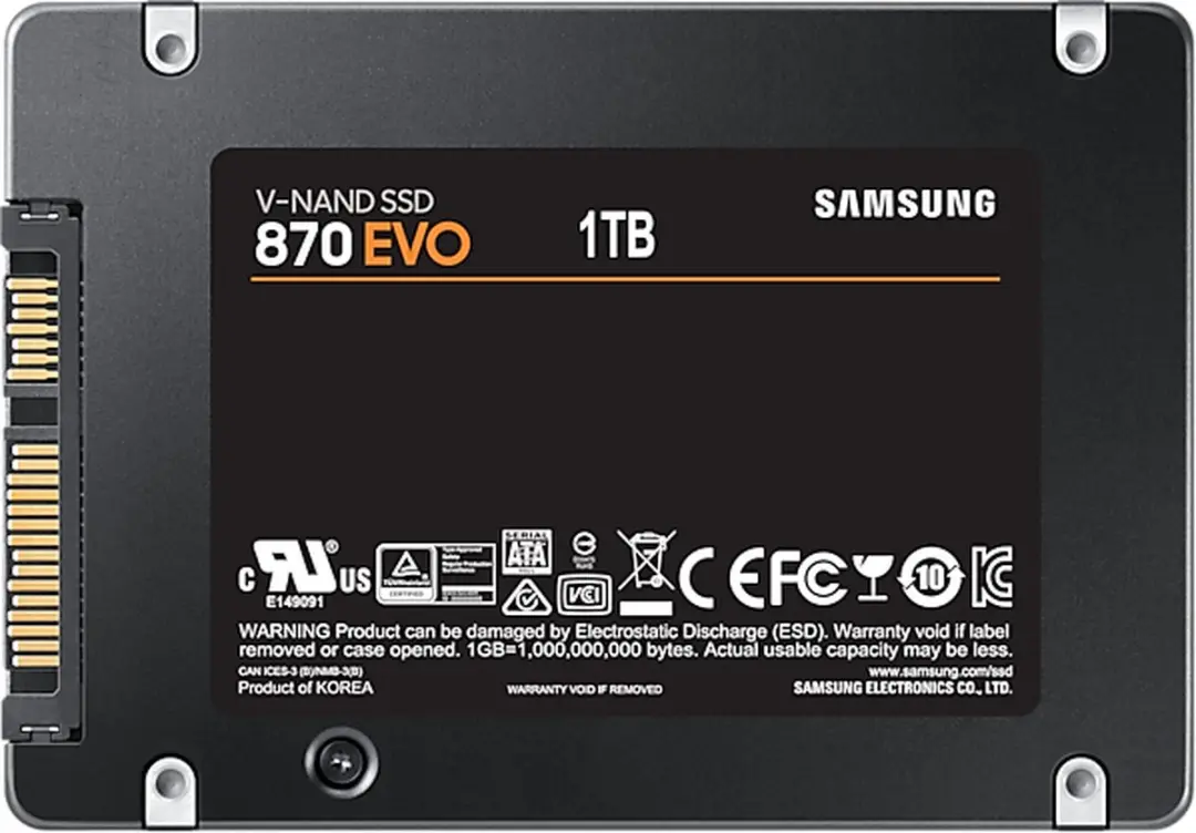 Samsung 870 EVO MZ-77E1T0BW SSD - 1TB - afbeelding 5 van 6