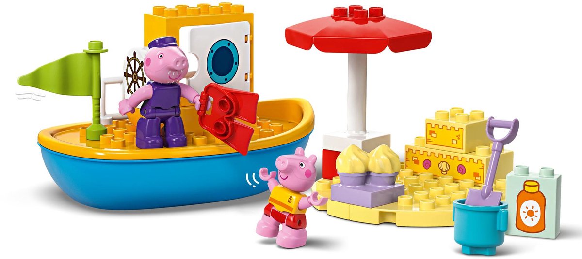LEGO DUPLO Peppa Pig bootreis - 10432
