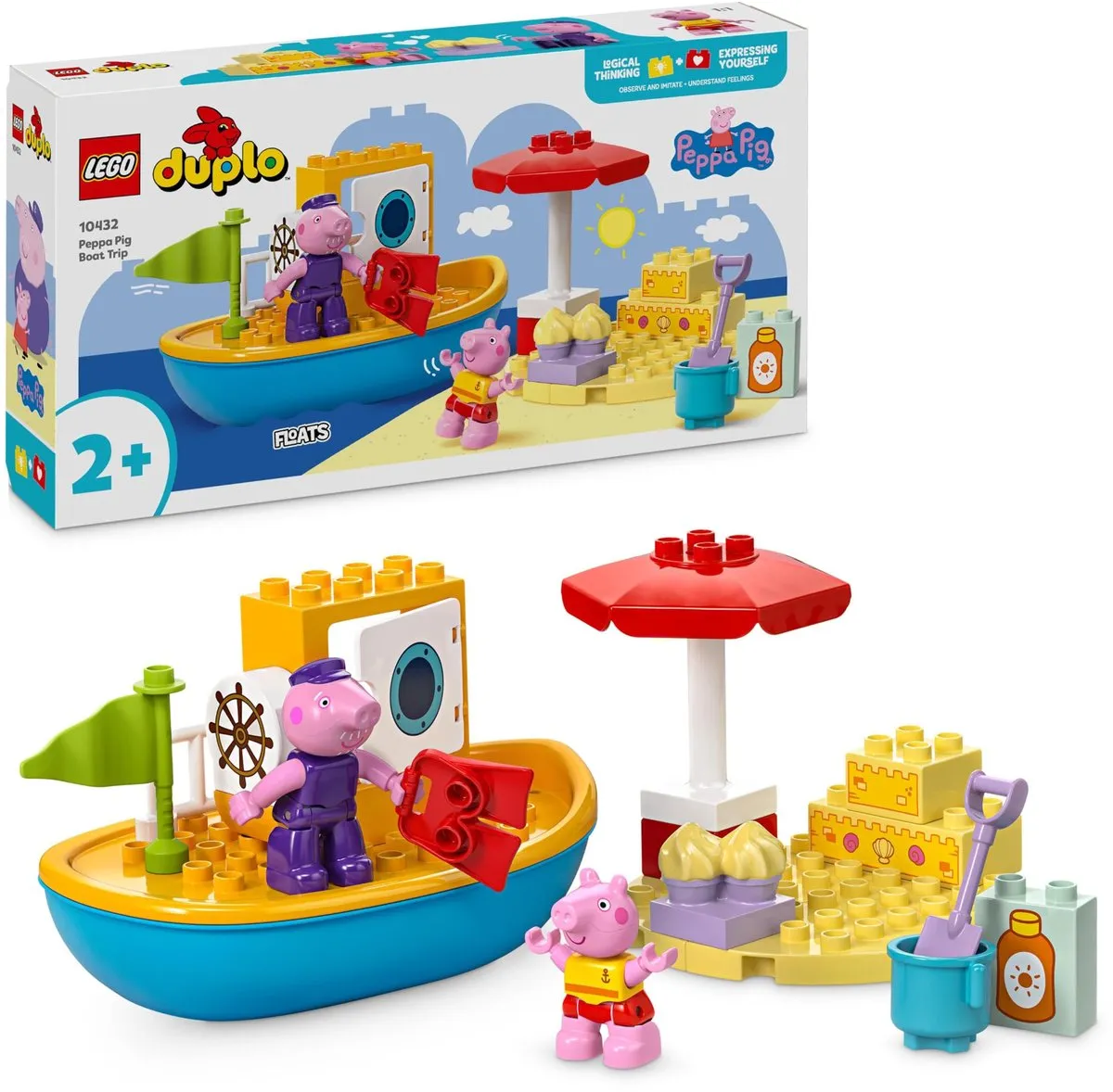 LEGO DUPLO Peppa Pig Bootreis 10432 - 23 Stukken
