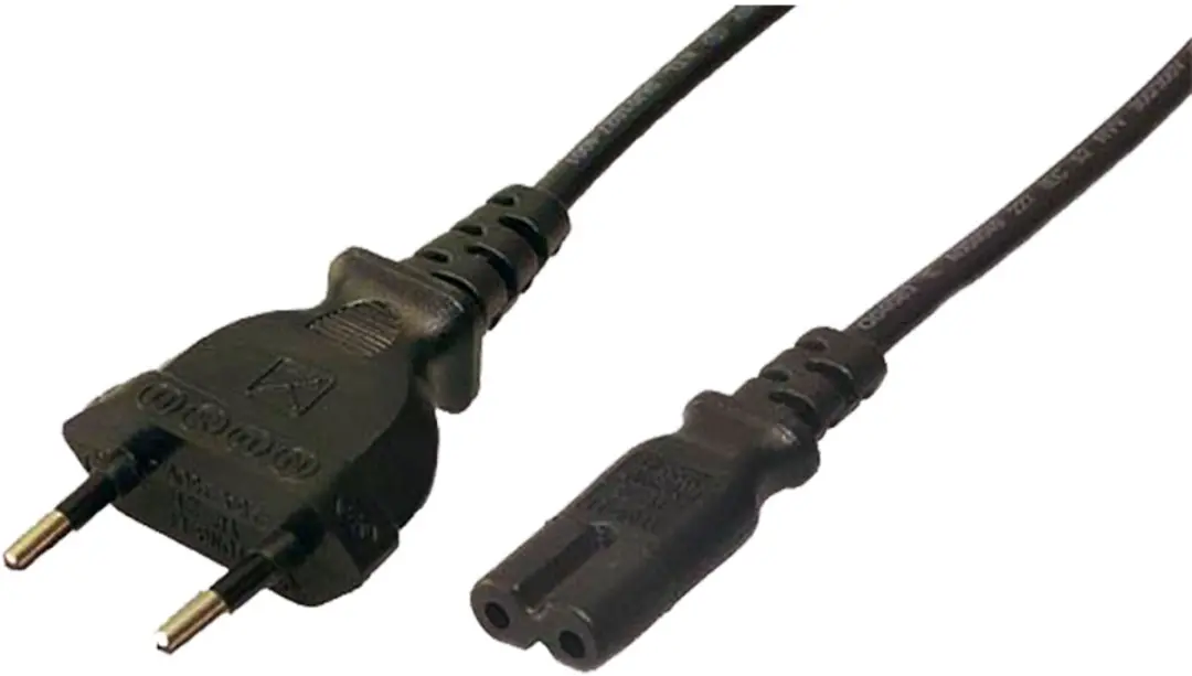 Logilink CP092 Voedingskabel Euro C7 - 1,8m - Zwart