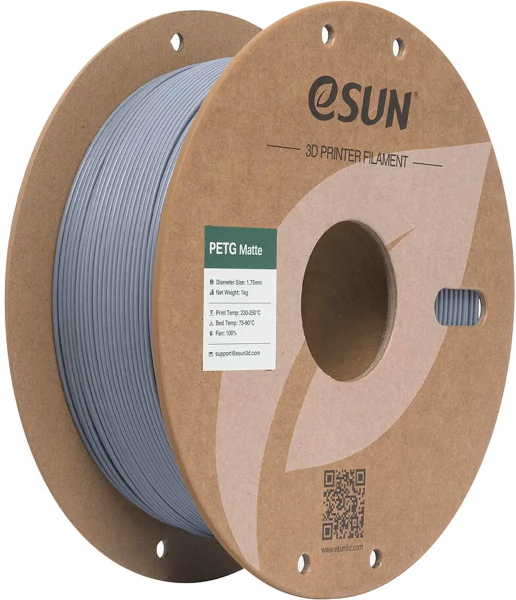 ESUN PETG Matte Donkergrijs 1.75mm - 1kg