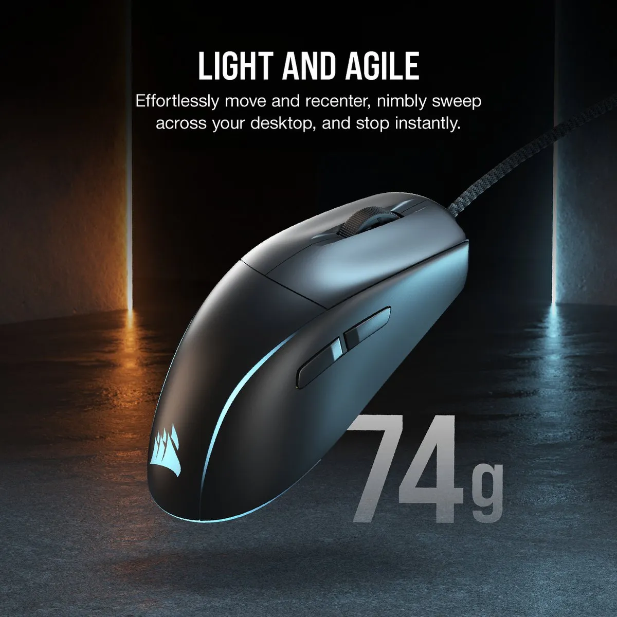 Corsair M75 Optische Gaming Muis CH-930D010-EU - 26.000 DPI - Zwart