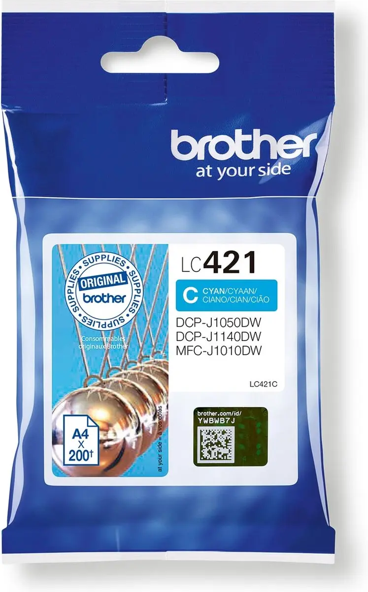 Brother LC-421C Inktcartridge