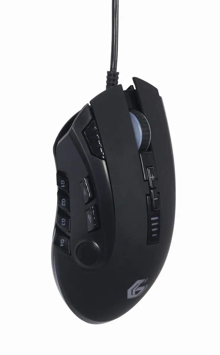 Gembird RX500 Gaming Muis - 7 Knoppen - Zwart