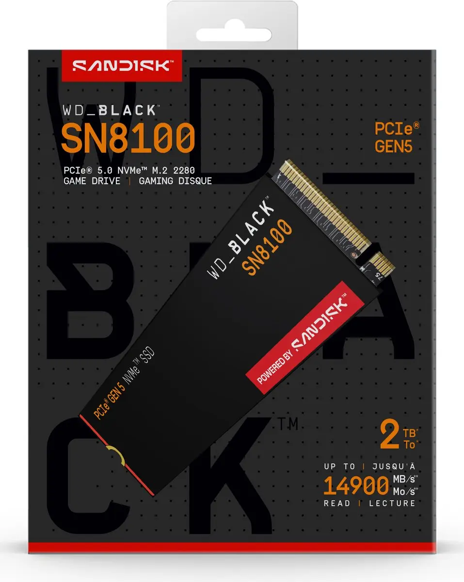 Western Digital Black SN8100 WDS200T1X0M-00CMT0 SSD - 2TB