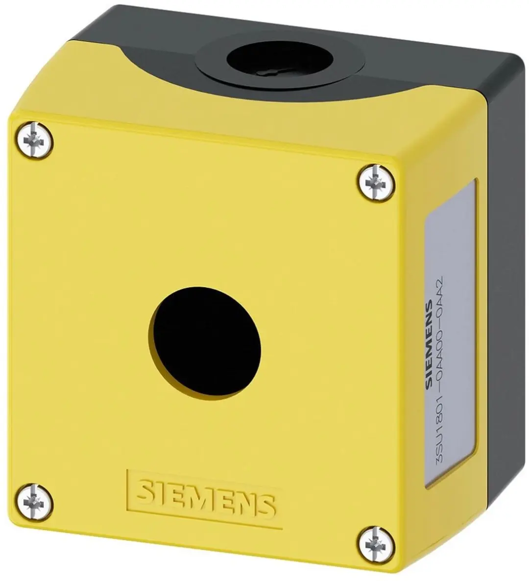 Siemens 3SU1801-0AA00-0AA2 Inbouwplaats Geel